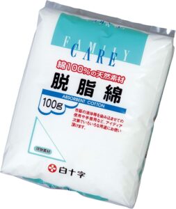 サルバ 白十字 FC脱脂綿100g