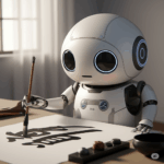 AI　書道学習